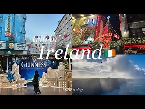 【アイルランドvlog後編🇮🇪】ハリポタロケ地のモハーの断崖・クリスマスマーケット・ゴールウェイ観光・ギネス博物館|4泊5日充実旅後編🎀