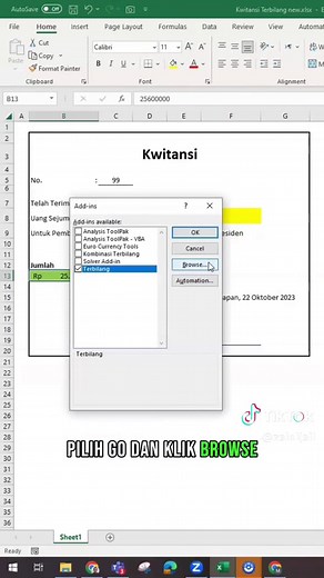 Cara Bikin Terbilang di Excel dengan Mudah