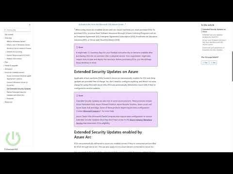MICROSOFT Windows Server – How to get Extended Security Updates (ESU)