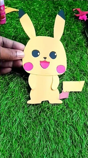 Make Your Own AMAZING Pikachu Paper Craft Now