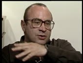 Bob Hoskins at 'Mona Lisa' premiere and interview; INT Bob Hoskins...