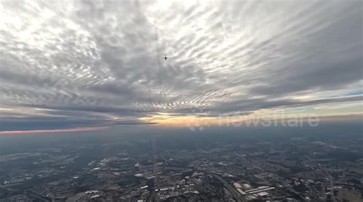 US: Golden Knights Thrill Crowd With Parachute Jump At Army Navy Game