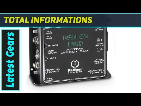 Palmer PAN02PRO: The Ultimate Active DI Box for Flawless Pro Audio