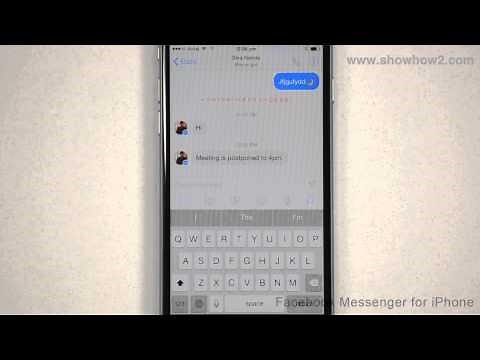 Facebook Messenger For iPhone - How To Forward A Message