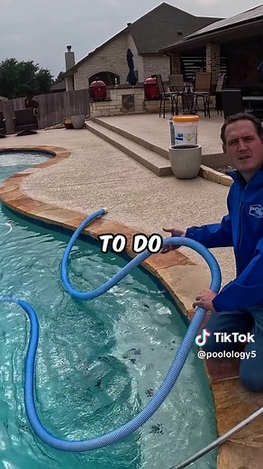 Pool Owners! Here are 3 TIPS For Priming Your Vacuum Hose! Don't forget to prime your pool's vacuum hose before cleaning. It helps ensure maximum suction and a sparkling clean pool all season long. #PoolMaintenance #PoolMaintenanceTips #SwimmingPoolCleaning