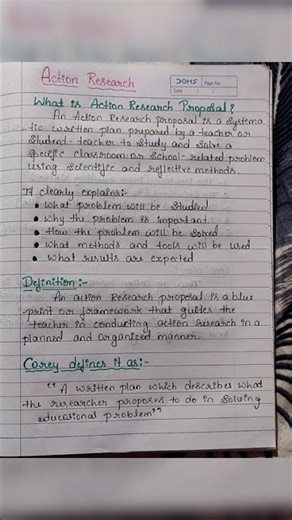 #ActionResearchProposal#ActionResearch#BEdStudents#Unit2#TeacherEducation#EducationNotes