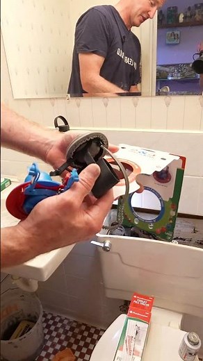 Fluidmaster 523A Super Flapper - Installation Demo to fit both 2" and 3" toilets #toiletrepair #diy