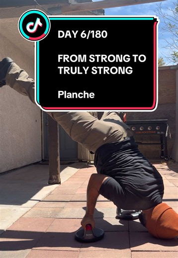 Day 6/180 of switching from lifting heavy to mastering my own bodyweight. #Planche #Calisthenics #BodyweightTraining #FitnessJourney #FromStrongToTrulyStrong