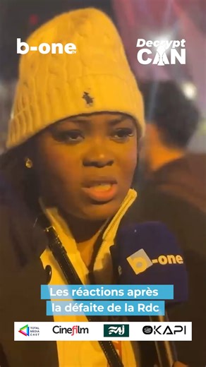 B one télévision on Instagram: "🎥 🇨🇩 Retour sur les réactions des Congolais au Maroc après la défaite de la #RDC face à l’Algérie. Tous les moments forts, analyses et coulisses de cette rencontre sont à suivre sur B-ONE TELEVISION dans Decrypt CAN. Avant et aprè Rendez-vous sur B-One Télévision 📺 B-One Télévision, sur vos écrans : → TNT : N°5 → Canal+ : N°4 / N°581"
