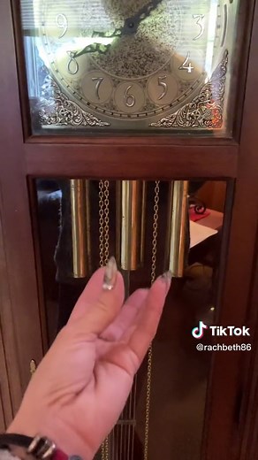 After moving the grandfather clock i strung up the weights too high when i put them back in and it caused the clock to get stuck and fail working. Come along to fix it with me! #tempusfugit #grandfatherclock #troubleshoot