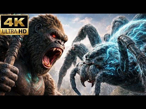 King kong 🦍vs Giant Tarantula 🕷️|| The ultimate prehistoric jungle fight !
