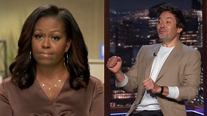 917K views · 7.1K reactions | Jimmy addresses Trump's response to Michelle Obama calling him out during her speech at the Democratic National Convention in tonight's monologue. | The Tonight Show Starring Jimmy Fallon | Facebook