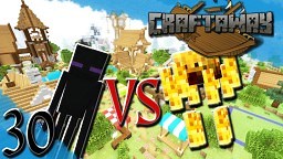 Blaze Farm vs Enderman Farm (I got distracted from my build!) Minecraft Map