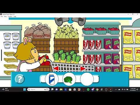 PBS Kids Arthur - Supermarket Adventure Gameplay