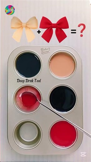 🎨 Mixing Soft Peach, Black & Scarlet Red | 3 Bold & Chic Color Combinations! ✨