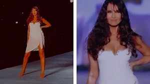 Carol Alt stuns at 62 walking in a 2023 Sports Illustrated show