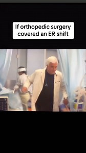 3M views · 9.7K reactions | Fun fact: we actually do a rotation in the emergency room our first year of orthopedic surgery residency. This is just a joke by the way…orthopedic surgeons like me do remember some basic non-bone related stuff from medical school! #residency #medicalstudent #funny #LeslieNielsen #orthopedicsurgery #er | Nick Pappas, MD | Facebook