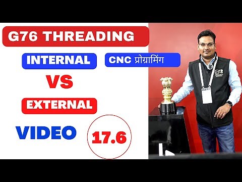g76 threading cycpe - internal threading - external threading program - cnc threading program