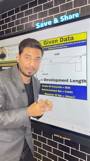 17K views · 542 reactions | ✅ How To Calculate Development Length Of...