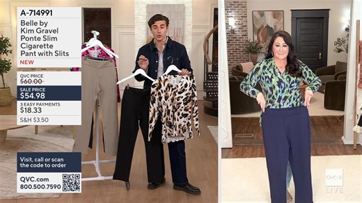 You are watching Belle by Kim Gravel - Fashion on QVC2®. Shop the show, here: https://qvc.co/shopqvc2january2026 | QVC Live