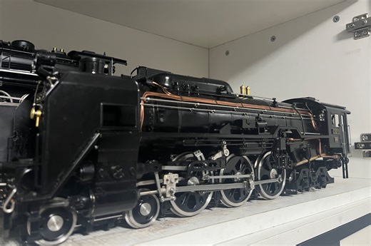 燃煤蒸汽动力c62模型套件组装第六集 酒精燃烧器测试及转向架、刹车组装