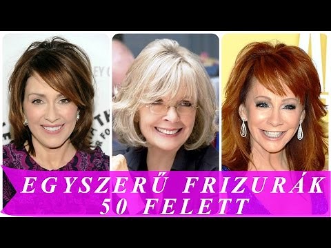Egyszerű frizurák 50 felett