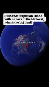2.6K views · 36K reactions | What to not miss This car-free island is one of the top Midwest travel destinations for nature, history, and relaxation. ~Bike the 8.2-mile loop around the island  ~Ride a horse-drawn carriage through downtown  ~Try the famous local fudge  ~Explore historic Fort Mackinac  ~Enjoy lake views with no cars around  Mackinac Island, Michigan Save this for your next visit to Mackinac Island | Couple of Patels | Facebook