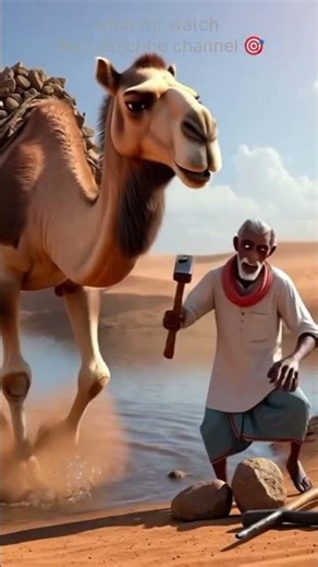 ek Garib Kisan aur camel 🐪 ki kahani AI Ka Future 2026 🤖 | Insaan Se Tez Sochne Lagi Ma!#ai#shorts