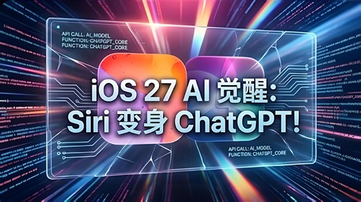 iOS 27 大泄露：新 Siri 几乎变成 ChatGPT 了 | 中文配音