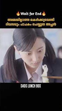 മകൾക്കുവേണ്ടി പാചകം ചെയ്യുന്ന അച്ഛൻ | Dads Lunch Box | malayalam movie explanation