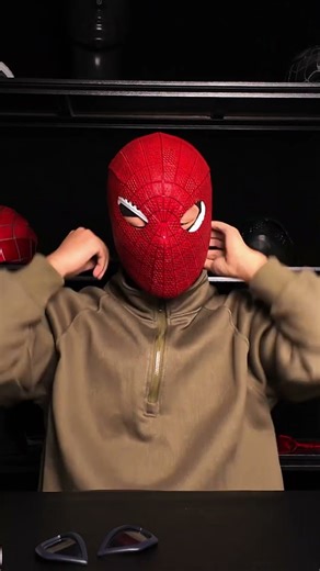 TASM 1 mask (Andrew) with Faceshell and Lenses Wearable Movie Prop Replica #spiderman #cosplay