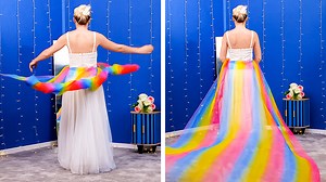 2.6M views · 8.5K reactions |  secret wedding dress idea for the frugal bride | 5-Minute Crafts SHORTS | Facebook