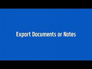 [Flexcil Tutorial] Export documents or notes
