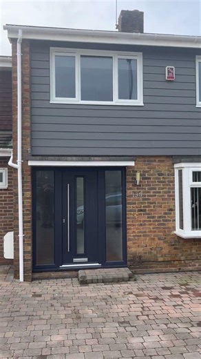 Replacement Windows, Fortrezz Composite Front Door, Cedral Cladding and Guttering Replacement