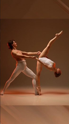 🇺🇦 Model poses for photoshoot📸 Ballet. Models Anastasia and Victor