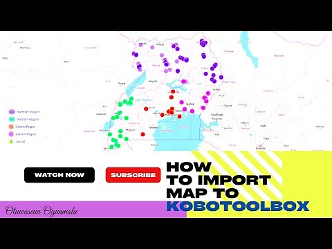 HOW TO IMPORT MAP TO KOBOTOOLBOX MAPSERVER