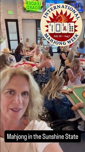 Mahjong in the Sunshine State #internationalmahjongweek