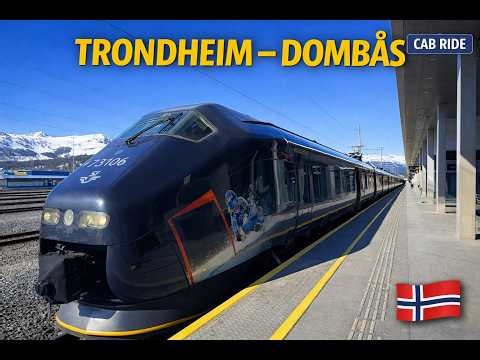 Trondheim – Dombås | Train 46 | Type 73 Cab Ride Through Norway