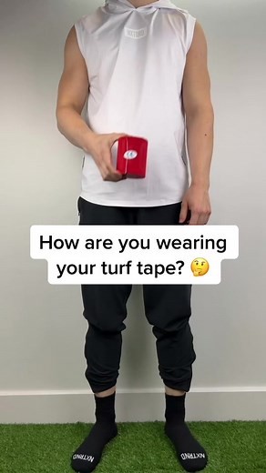 Y'already know this was painful to take off 😩 #Nxtrnd#turftape#football#tape