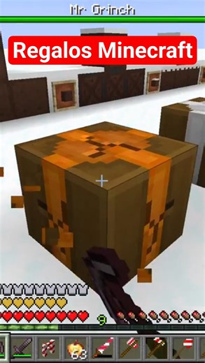 Christmas Gifts in Minecraft | Christmas Land Mod #shorts