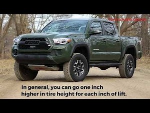 Toyota Tacoma Tire Size Guide