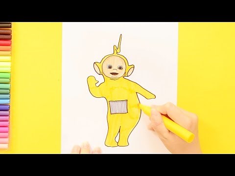How to draw Teletubbies Laa Laa