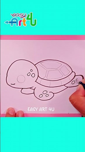 How to Draw a SEA TURTLE | Cute Ideas for Your Sketchbook 🐢