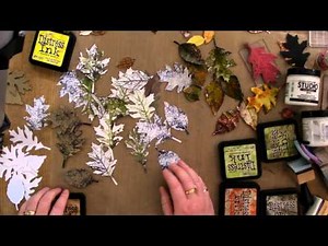 How I use Tim Holtz Tattered Leaves Die
