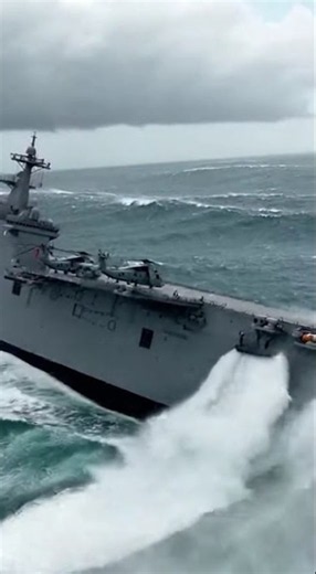 Battling Massive Waves in the Open Ocean 🌊