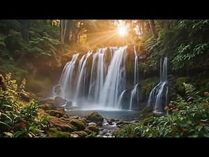 Continuous Waterfall Sound | 10 Hours Ambient Loop