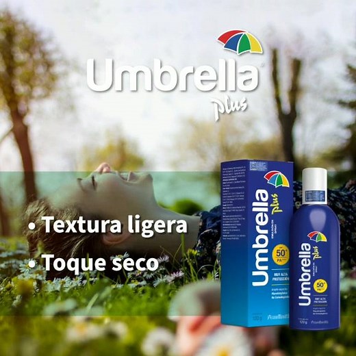 Umbrella Plus es un protector solar para todo tipo de piel, se presenta en spray, tiene una textura ligera, de rápida absorción, con toque seco. Cuida tu piel diariamente no solo de la radiación natural sino también de la luz artificial. #UmbrellaProtectores #umbrellaplus | Umbrella