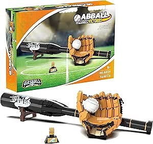 968Piece Baseball Building Set with Bat, Glove, Ball & Trophy - Interactive STEM Toy for Kids Ages 8+, Buildable Display & Play, Compatible with Major Brick Brands