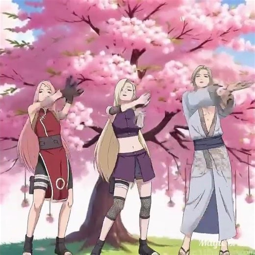 Test Animation Of Sakura, Ino, and Hyunjin!