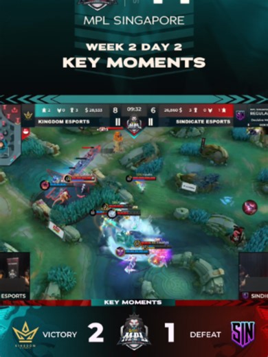 Kingdom Esports vs Sindicate Esports: MPL Singapore Match Highlights